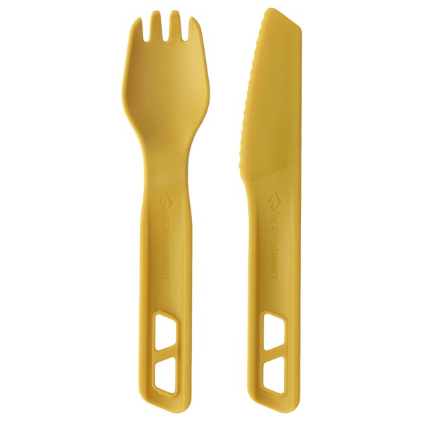 Sea to Summit - Passage Cutlery Set (2 Piece) - Besteck-Set Gr 2 Pieces gelb/beige
