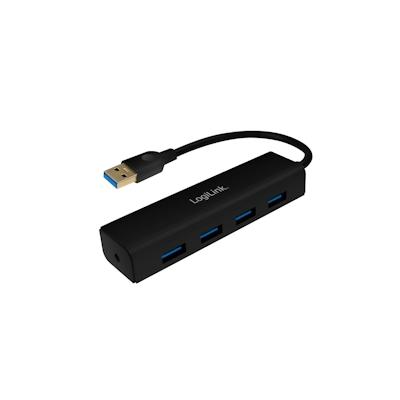 LogiLink UA0295 - USB 3.2 Gen 1 (3.1 Gen 1) Type-A - USB 3.2 Gen 1 (3.1 Gen 1) Type-A - 5000 Mbit/s - Schwarz - 0,15 m -