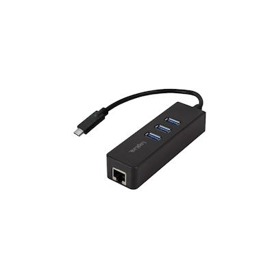 LogiLink UA0283 - Verkabelt - USB - Ethernet - 1000 Mbit/s - Schwarz
