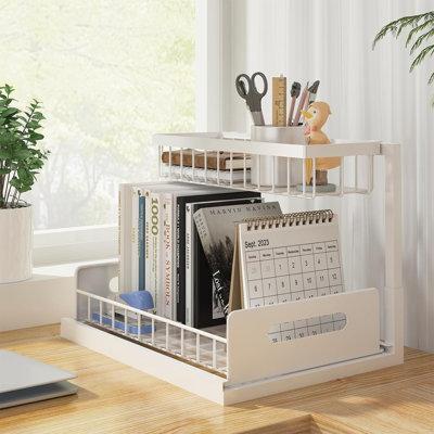 Prep & Savour Under Sink Organizer, Pull Out Cabinet Organizer 2 Tier Slide Out Sink Shelf Cabinet Storage Shelves | Wayfair