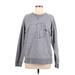 J.Crew Sweatshirt: Gray Graphic Tops - Women's Size Medium