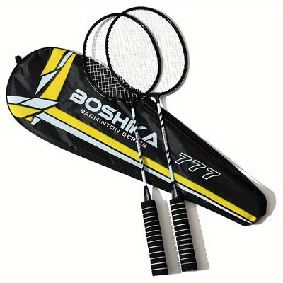 Carbon Fiber Badminton Rackets Set, Lightweight Ba...