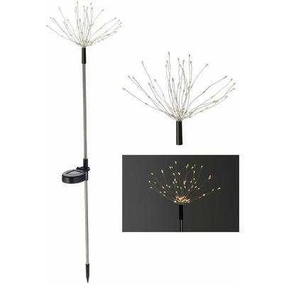 Led Solar Gartenstecker firework - 75 led - Solarleuchte mit biegsamen Drähten