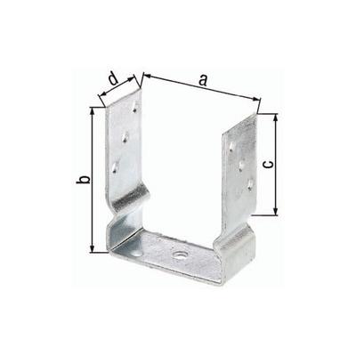 Alberts U-Pfostenträger ETA-10/0210 101x150x100x60mm tzn z.Aufschr - 217631 - GAH