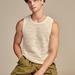 Lucky Brand Sweater Sleeveless Tank -Men's Clothing Tops Sweaters in Tofu, Size 2XL