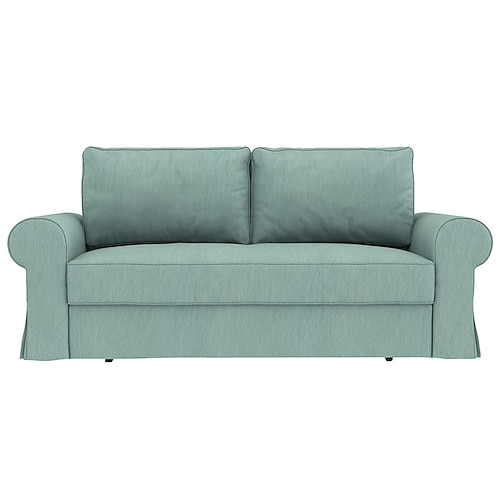 100% Baumwolle Schlafsofabettbezug einfarbig gepolsterte Baumwollbezüge Image