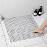 Shower Mats with Drain Hole - Non-Slip Bathtub Mat, Anti-Mildew, Quick-Drying, Comfortable and Safe for Kids and Elderly