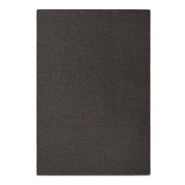 KARAT Teppich "London" - Flacher Schlingenflor - Dunkelbraun / 100 x 100 cm Image