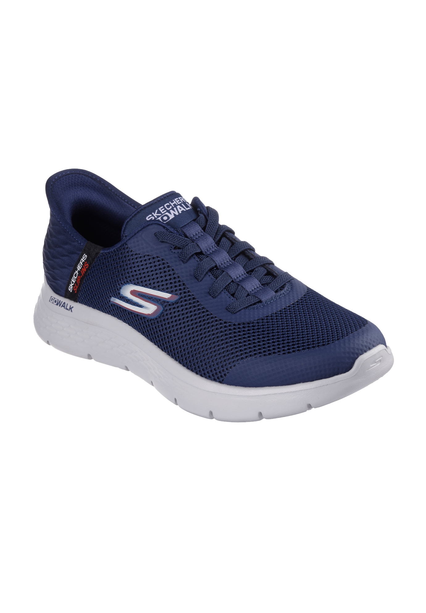 Men's Skechers GO WALK Bungee Flex Slip-ins by Skechers in Navy (Size 13 M)