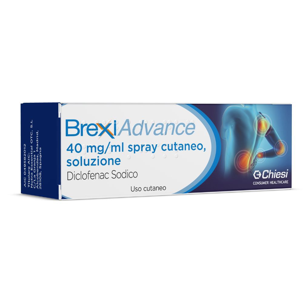 BrexiAdvance 40 mg/ml spray cutaneo, soluzione 30 ml Spray