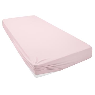 Spannbettlaken HOME AFFAIRE "Cremona, in den Qualitäten: Baumwolle mit Elastan oder Biber", rosa, B:140cm L:200cm, Jersey-Elasthan, Obermaterial: 96% Baumwolle, 4% Elasthan, Laken, Premium Qualität, Größe ab 90x200 cm Image