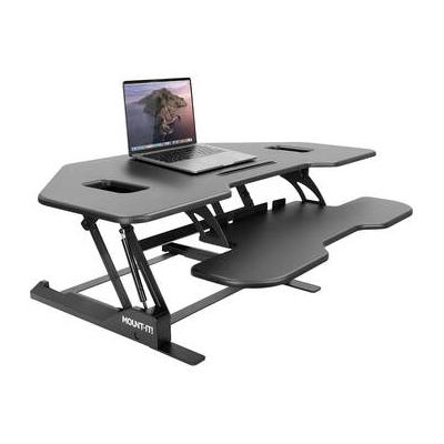 Mount-It! Corner Sit Stand Desk Converter MI-7958A