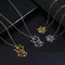 Skyrim couleur or amulette renard Animal pendentif collier en acier inoxydable déclaration tour de cou chaîne colliers bijoux accessoire femmes