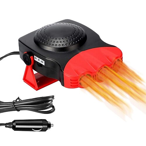 Autoheizung/Lüfter tragbar elektrisch 12V 200W 2 in 1 Heiz-/Kühlgebläse funktioniert Schnellheizung Auto Defroster Defogger Controller Image