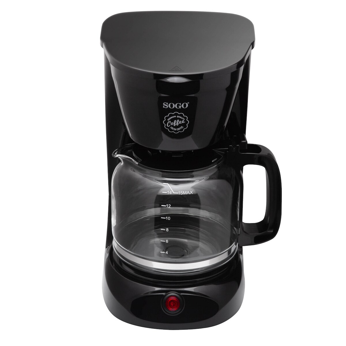 SOGO Filterkaffeemaschine 1,8L 15 Tassen 950W für Aromatischen Kaffee, Große Kapazität und Alltagstaugliche Bedienung Image