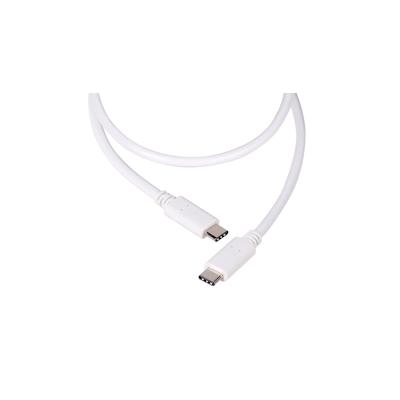 Vivanco USB 2.0-Kabel USB-C-Stecker auf USB-C-Stecker, 1,2 m, weiß