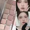 Full Matte Cool Eyeshadow Palette Earth Color Low Saturation Eye Shadow Cool Atmosphere Eyeshadow