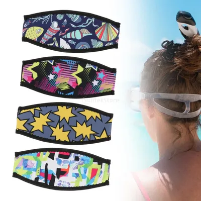 Neoprene Diving Strap Cover Mask Straps Hair Protective Wrap for Men And Women Diving Snorkeling