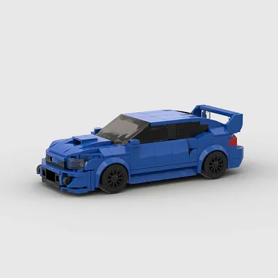 303 Pcs MOC Brick Speed Champions Rally Racing Sports Car Vehicle Racer Building Blocks Education