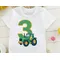 Cute Farmer Tractor 1-8 Years Old Happy Birthday T Shirt Kids Birthday Party Gift Children Funny