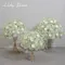 Artificial Rose Babys Breath Flower For Wedding Decoration Road Leading Flower Ball Table