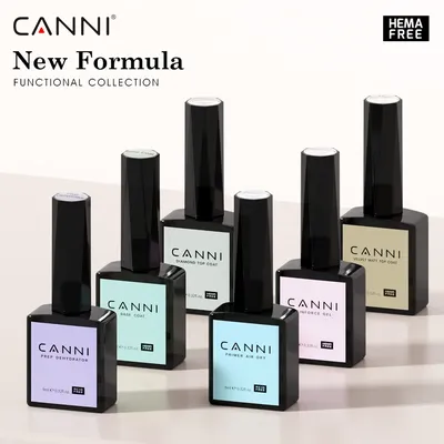 Hema Free Base Coat Diamond Tempered Top Venalisa CANNI Dehydrator Primer Velvet Matt Top Semi