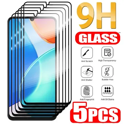 5PCS Tempered Glass for Samsung A05 A05S A14 A25 A35 A55 A04 A14 4G A24 A34 Screen Protector for