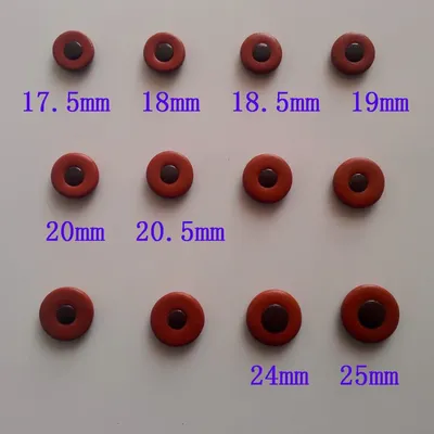 (30 Pieces/Lot) 17.5mm 18mm To 25mm Individual Saxophone Pads In Saxophone Parts