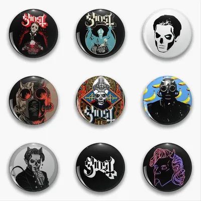 Ghost Band cute Broches broche Gifts Collar cute Lapel Metal cute pins Pines manga