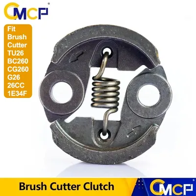 1pc Brush Cutter Clutch Fit TU26 BC260 CG260 G26 26CC 1E34F Grass Trimmer Quality Metal Clutch Lawn Mower Spare Parts
