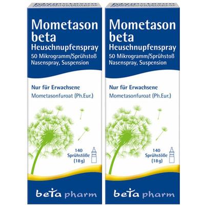 Mometason Beta 50Ug/Sp 140 Doppelpack 2x18 g Nasenspray Image