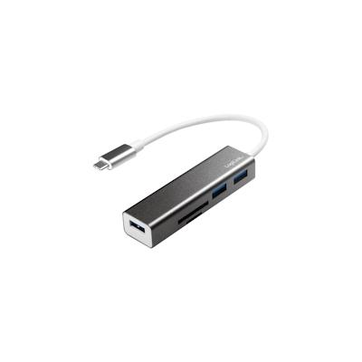 LogiLink UA0305 - USB 3.2 Gen 1 (3.1 Gen 1) Type-C - USB 3.2 Gen 1 (3.1 Gen 1) Type-A - MicroSD (TransFlash),SD - 5000 M