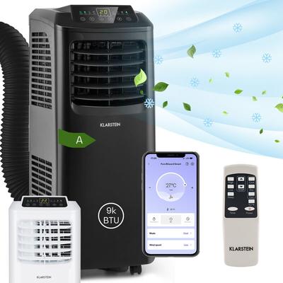 Klarstein - Climatiseur Mobile Silencieux, Smart Climatiseur 3 en 1, Mode Nuit, Déshumidificateur,