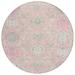 Pink 96 x 96 x 0.19 in Area Rug - Canora Grey Machine Washable Indoor/Outdoor Chantille ACN1026 Rug Polyester | 96 H x 96 W x 0.19 D in | Wayfair