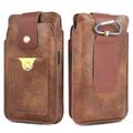 custodia per fondina con passante per cellulare da uomo cintura marsupio oggetti di scena borsa in pelle pu portafoglio per telefono cintura vintage guaina protettiva per telefono cellulare