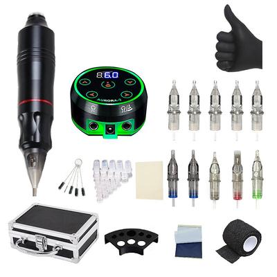 BaseKey Professional Tattoo Kit Tattoo Machine - 1 pcs Tattoo Machines, Professional / Low Noise / Multi Function Aluminum Alloy 18 W Tattoo Pen