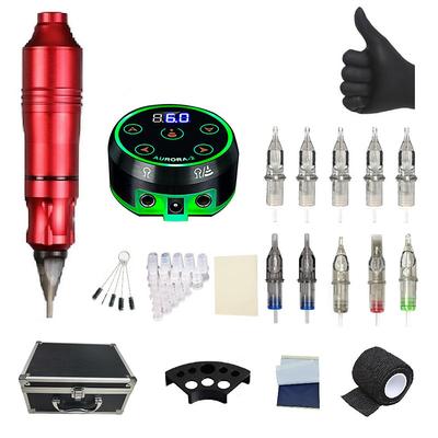 BaseKey Professional Tattoo Kit Tattoo Machine - 1 pcs Tattoo Machines, Professional / Low Noise / Multi Function Aluminum Alloy 18 W Tattoo Pen