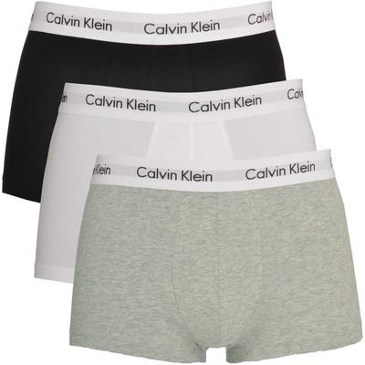 Calvin Klein 3er-Pack Herren-Baumwolle Stretch Low Rise Trunks Image