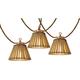 Lumisky - Guirlande lumineuse extérieur natura light hybrid Bois Bambou 8m