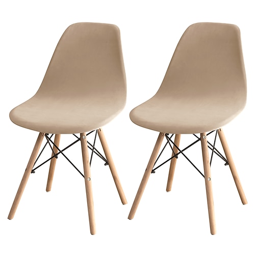 Stuhlhussen aus Samt in Burgunderrot, Stretch-Stuhlsitzbezüge für Küche, Esszimmer, Bar im Freien, Hotel, Hochzeitszeremonie, Bankett Image