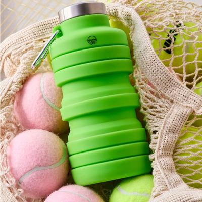 Free People Dining | New Fp Movement Exclusive 24oz Collapsible Carabiner Bottle | Color: Green | Size: Os