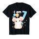Kinder 7. Geburtstag Mädchen 7 Jahre alt Donut Party Mäuse Maus T-Shirt