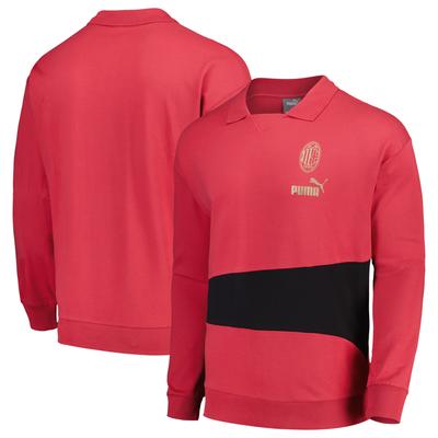 AC Milan PUMA ftblCulture+ Drill Sweatshirt - Rot Image