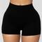 Damen Fitnessshorts Yogashorts Bikershorts Bauchkontrolle Po-Lifting Hohe Taille Yoga Fitness Fitnesstraining Unterteile Schwarz Weiß Armeegrün Spandex Sport Sportkleidung Hohe Elastizität Schmaler