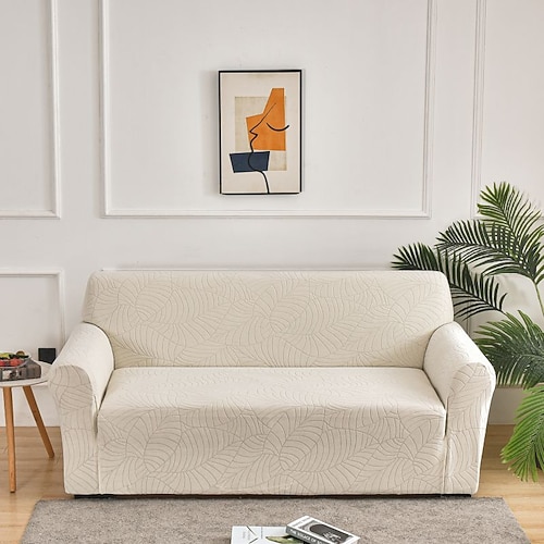 wasserabweisender Waffel-Sofabezug 1/2/3/4-Sitzer-Sofabezug für Wohnzimmer elastischer L-förmiger Ecksofabezug Couchbezug Image