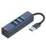 espansore USB 4-in-1 3.0hub splitter tipo-c scheda di rete da 100 megabit notebook un trascinatore quattro espansore