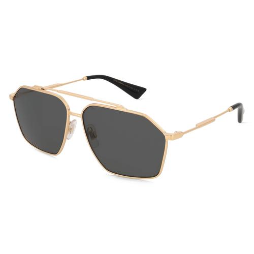 Dolce&Gabbana 0DG2303 Herren-Sonnenbrille Vollrand Pilot Metall-Gestell, gold