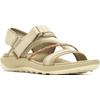 Sandale MERRELL "TERRAN 4 BACKSTRAP", Gr. 39 (6), beige (incense), Leder, sportlich, Schuhe