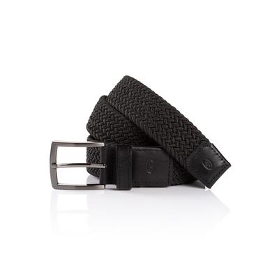 Flechtgürtel TOM TAILOR "TTJAMIE", Damen, Gr. 115, schwarz, Materialmix, unifarben, klassisch,sportlich,casual, Gürtel, 3,5 cm breiter Flechtgürtel, Casual Look, bis Gr. 120 Image