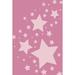 Pink 63 x 63 x 0.4 in Area Rug - Isabelle & Max™ Swett Area Rug w/ Non-Slip Backing Polyester/Cotton | 63 H x 63 W x 0.4 D in | Wayfair